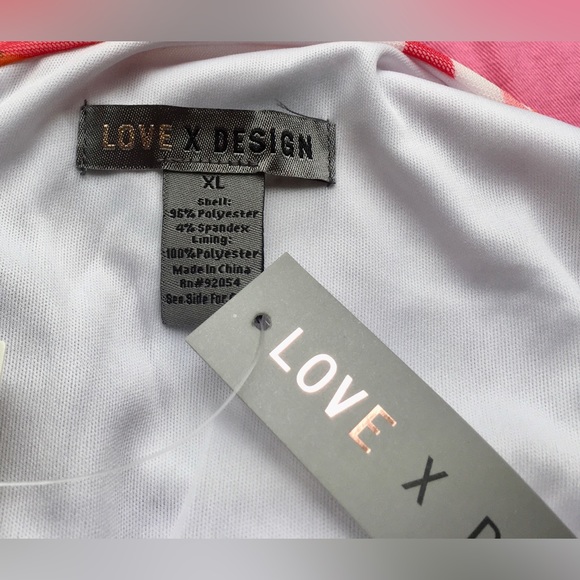 One shoulder stretch-mesh MIDI, Size XL, NWT. Multicolor, Lined, Ruching. - Picture 10 of 13